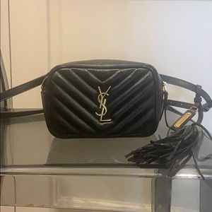 Saint Laurent Matelassé Monogram Lou Belt Bag